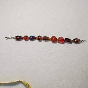 8 1/4" Shades of Amber Chunky Bracelet